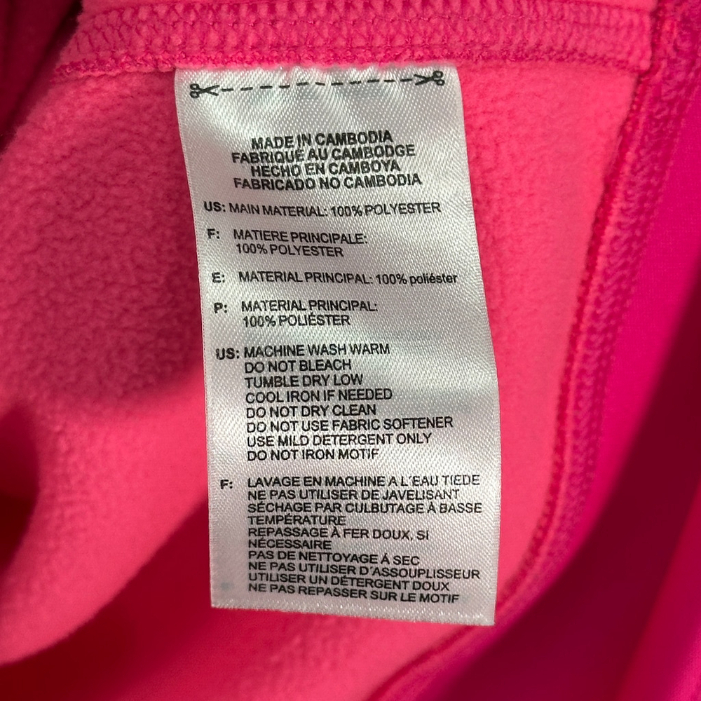 adidas Hot Pink Hoodie Sweater Medium - Picture 5 of 5